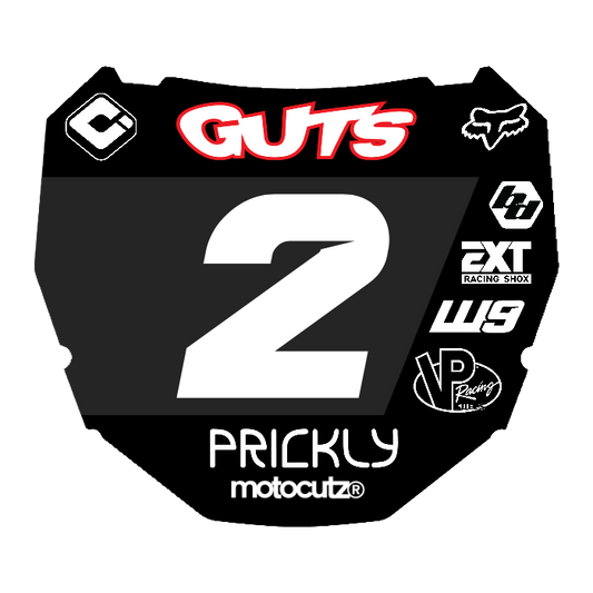CUSTOM ODI NUMBER PLATE DECAL