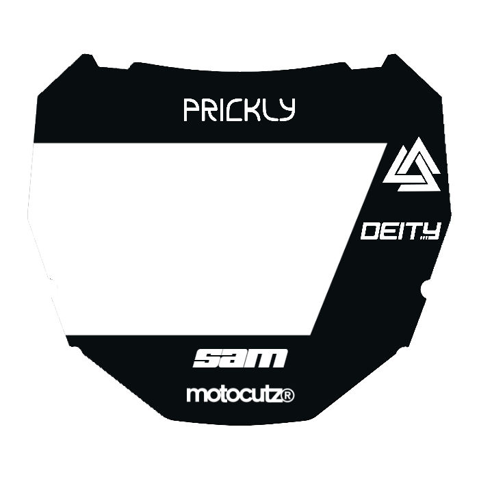 CUSTOM ODI NUMBER PLATE DECAL