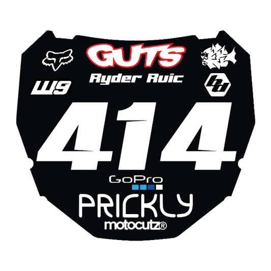 CUSTOM ODI NUMBER PLATE DECAL