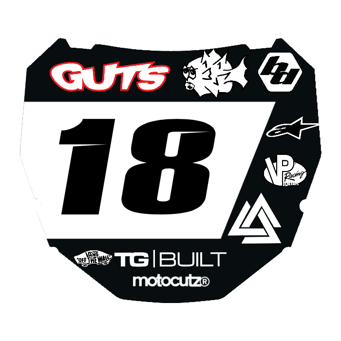 CUSTOM ODI NUMBER PLATE DECAL