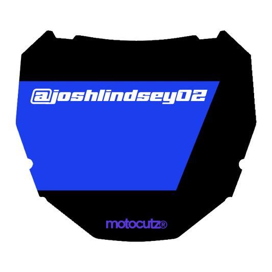 CUSTOM ODI NUMBER PLATE DECAL