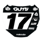 CUSTOM ODI NUMBER PLATE DECAL