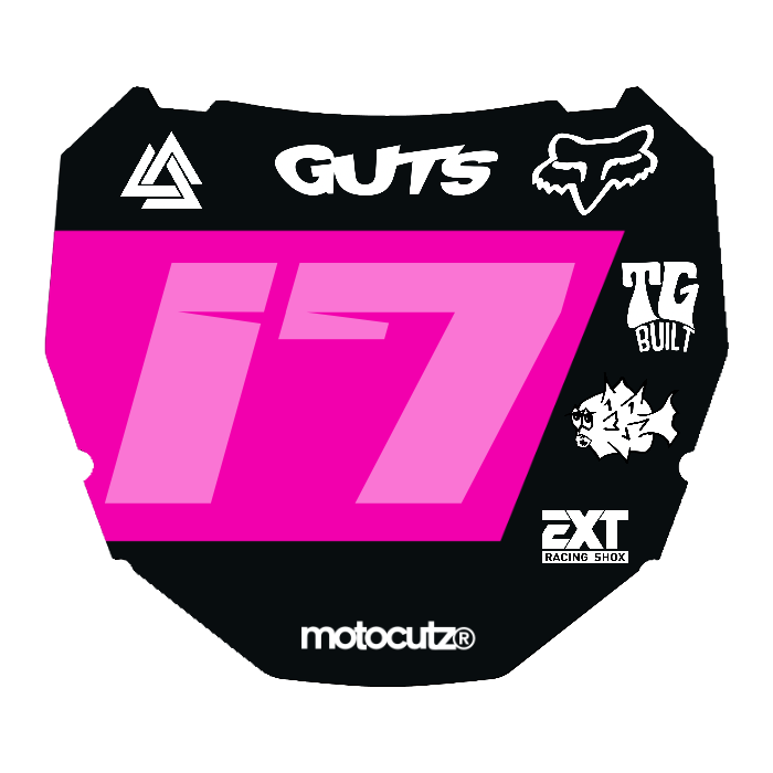 CUSTOM ODI NUMBER PLATE DECAL