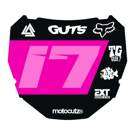 CUSTOM ODI NUMBER PLATE DECAL