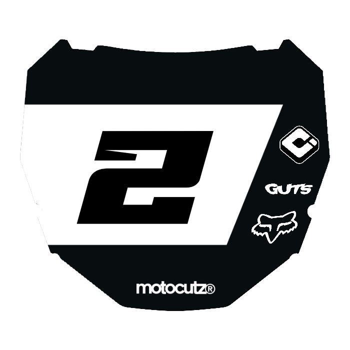 CUSTOM ODI NUMBER PLATE DECAL