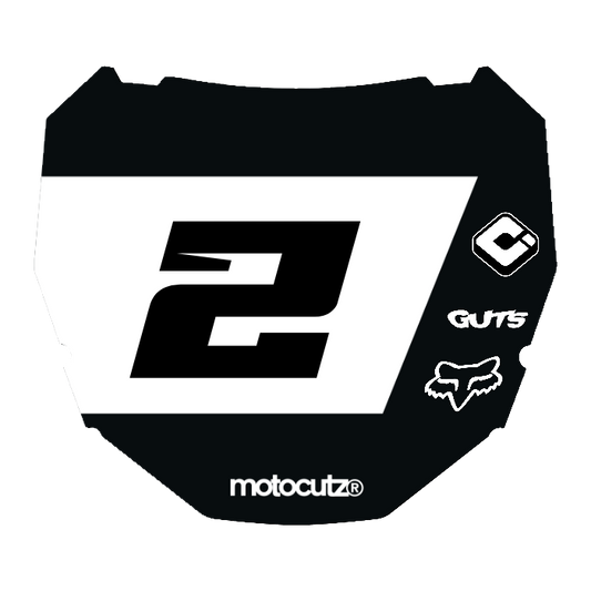 CUSTOM ODI NUMBER PLATE DECAL