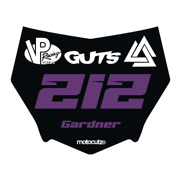 CUSTOM MOTOCUTZ FRONT PLATE DECAL