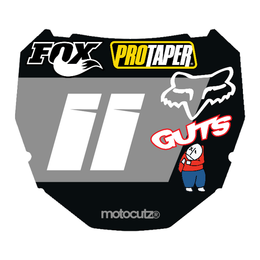CUSTOM ODI NUMBER PLATE DECAL