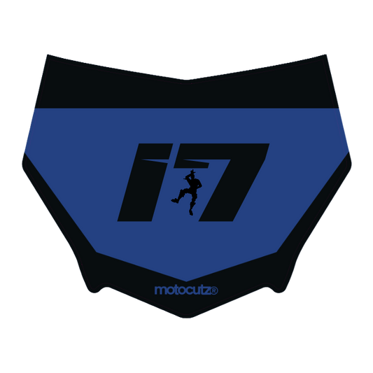 CUSTOM MOTOCUTZ FRONT PLATE DECAL
