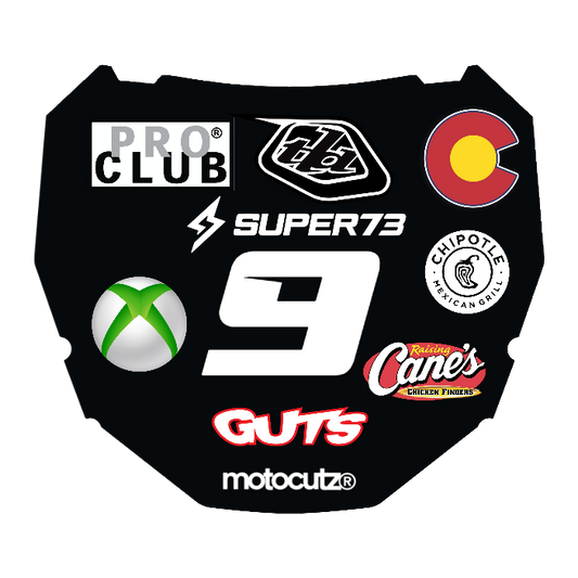 CUSTOM ODI NUMBER PLATE DECAL