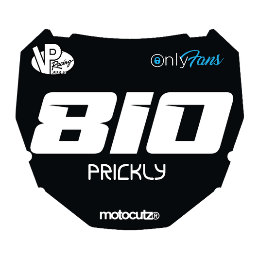 CUSTOM ODI NUMBER PLATE DECAL