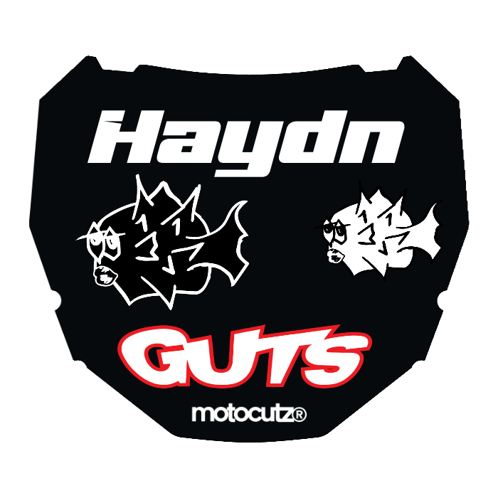 CUSTOM ODI NUMBER PLATE DECAL