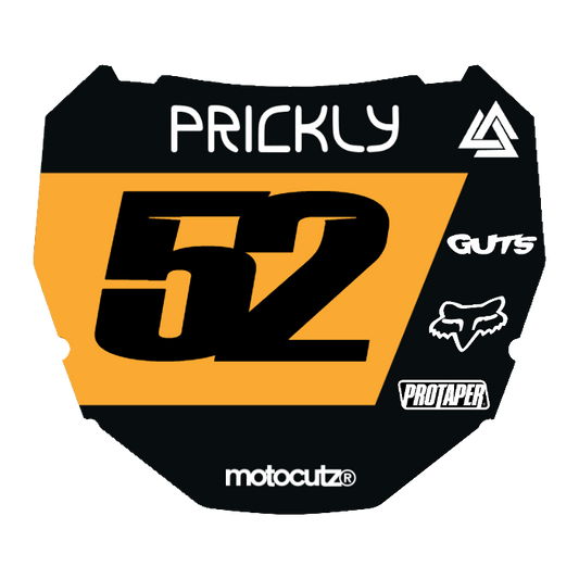 CUSTOM ODI NUMBER PLATE DECAL