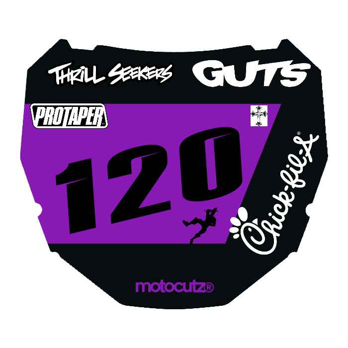 CUSTOM ODI NUMBER PLATE DECAL
