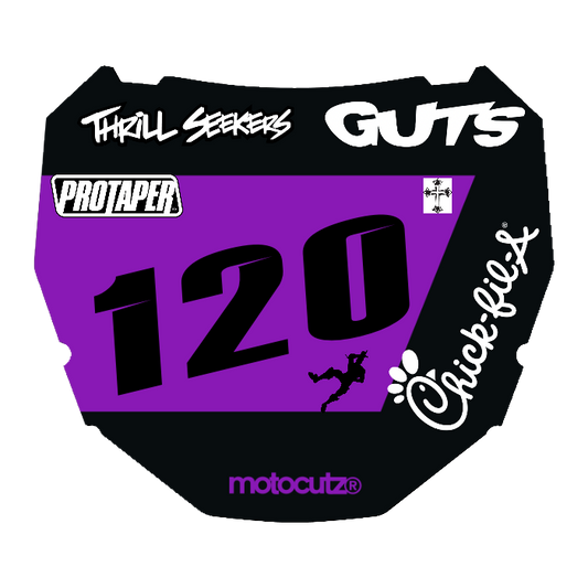 CUSTOM ODI NUMBER PLATE DECAL