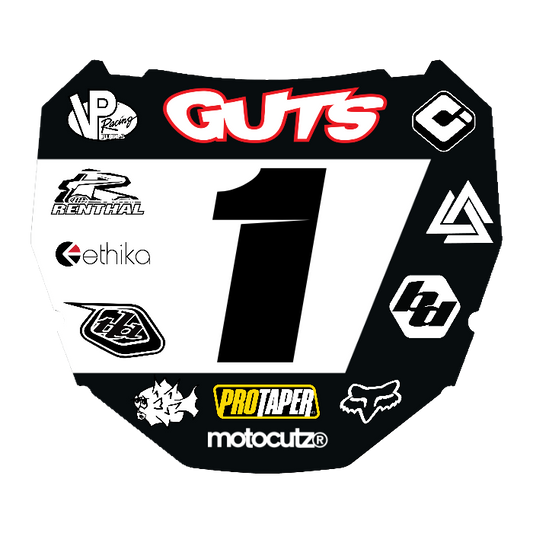 CUSTOM ODI NUMBER PLATE DECAL