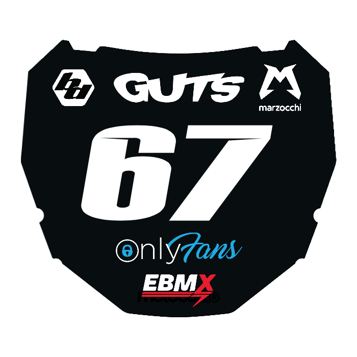 CUSTOM ODI NUMBER PLATE DECAL