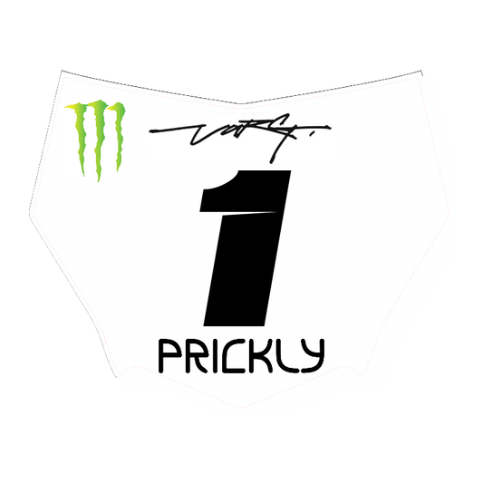 CUSTOM MOTOCUTZ FRONT PLATE DECAL