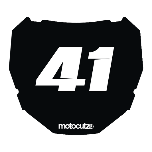 CUSTOM ODI NUMBER PLATE DECAL