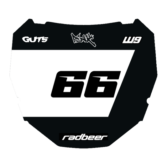 CUSTOM ODI NUMBER PLATE DECAL