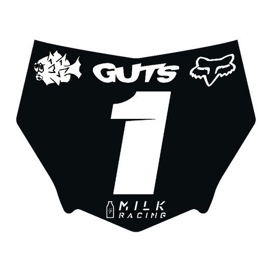 CUSTOM MOTOCUTZ FRONT PLATE DECAL