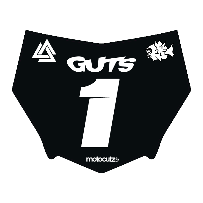 CUSTOM MOTOCUTZ FRONT PLATE DECAL