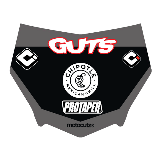 CUSTOM MOTOCUTZ FRONT PLATE DECAL