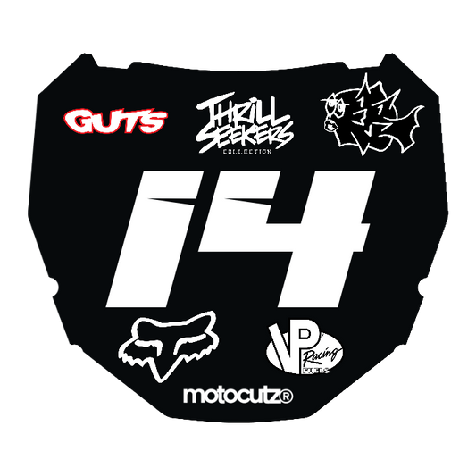 CUSTOM ODI NUMBER PLATE DECAL