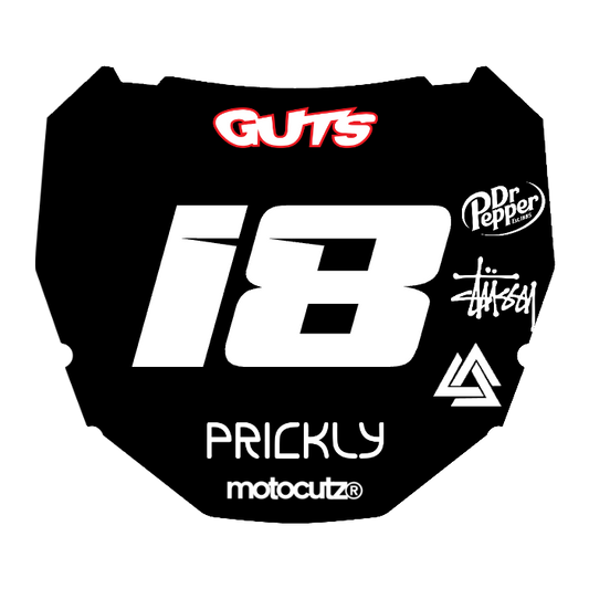 CUSTOM ODI NUMBER PLATE DECAL