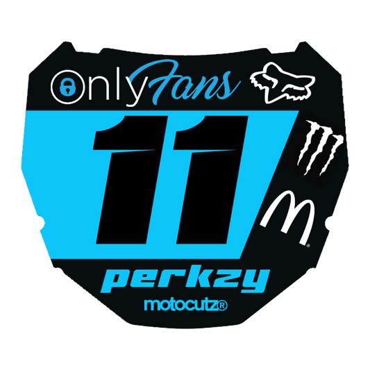 CUSTOM ODI NUMBER PLATE DECAL