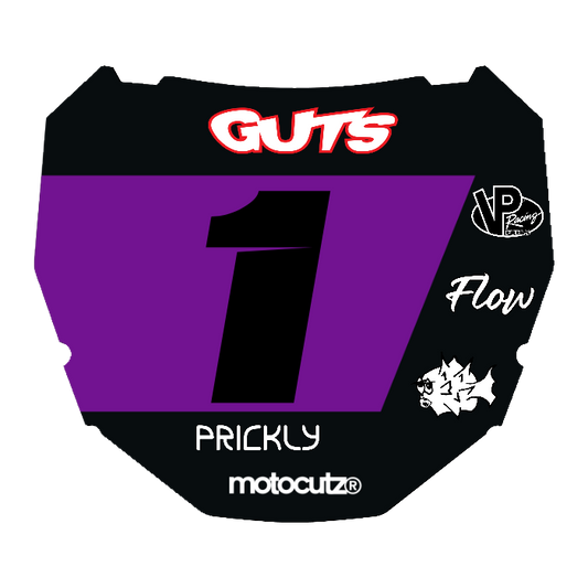 CUSTOM ODI NUMBER PLATE DECAL