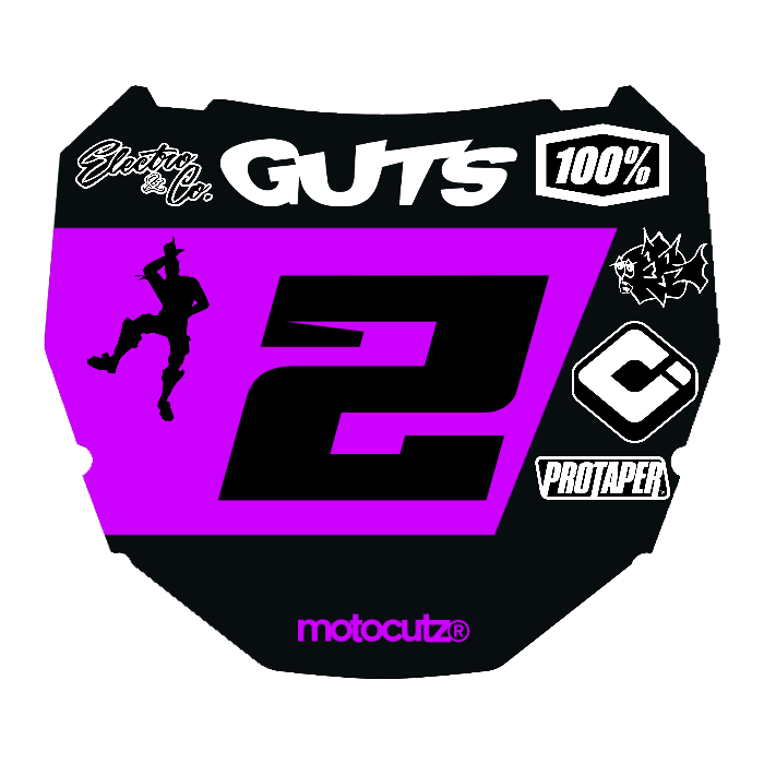CUSTOM ODI NUMBER PLATE DECAL
