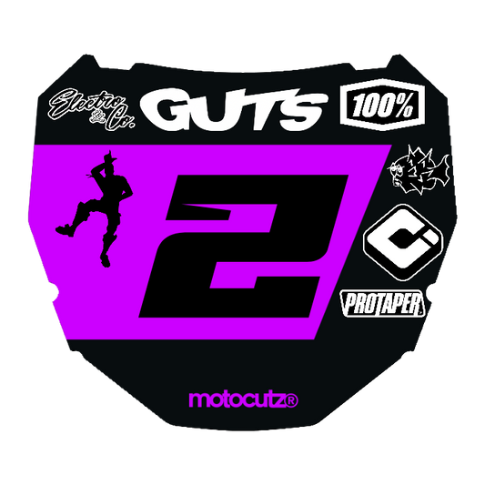 CUSTOM ODI NUMBER PLATE DECAL