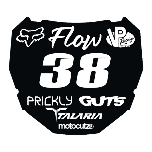 CUSTOM ODI NUMBER PLATE DECAL