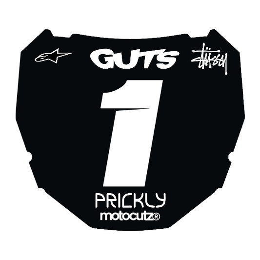 CUSTOM ODI NUMBER PLATE DECAL