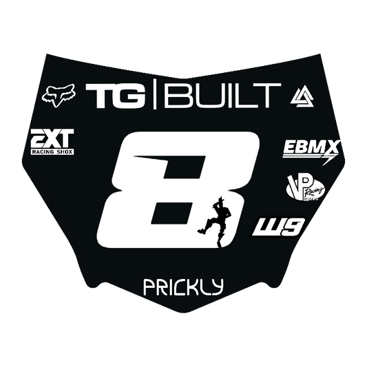 CUSTOM MOTOCUTZ FRONT PLATE DECAL