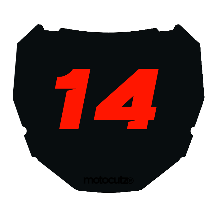 CUSTOM ODI NUMBER PLATE DECAL
