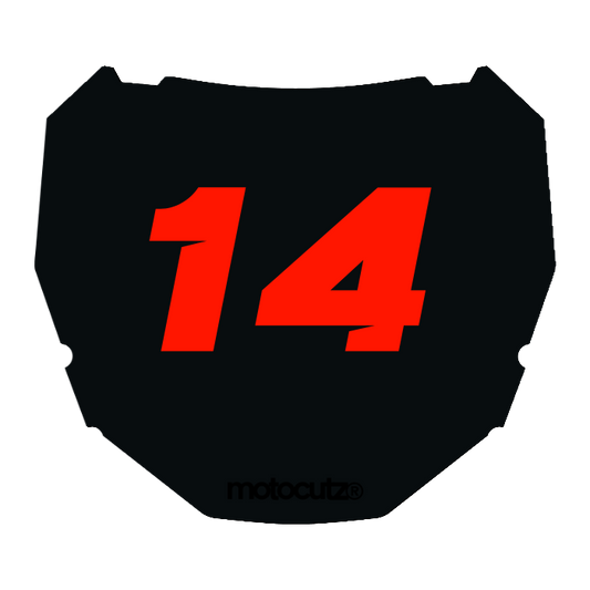CUSTOM ODI NUMBER PLATE DECAL