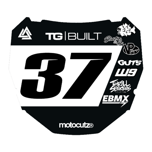 CUSTOM ODI NUMBER PLATE DECAL