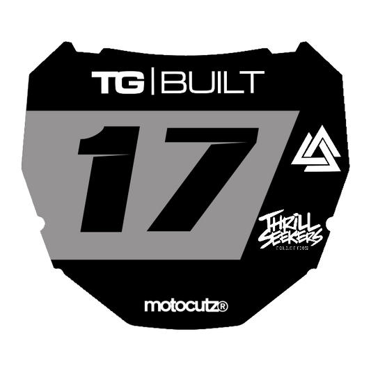 CUSTOM ODI NUMBER PLATE DECAL
