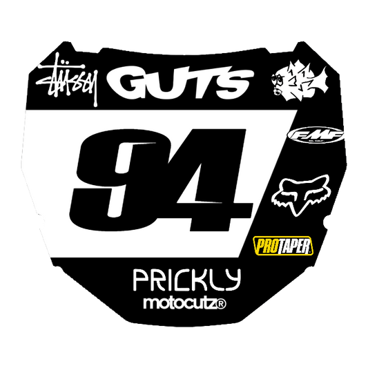 CUSTOM ODI NUMBER PLATE DECAL