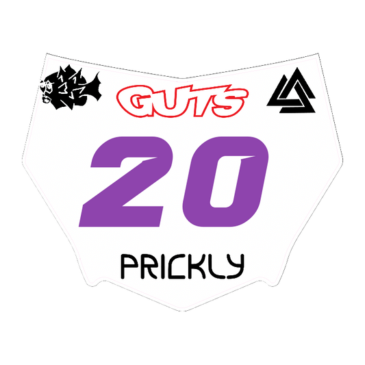 CUSTOM MOTOCUTZ FRONT PLATE DECAL