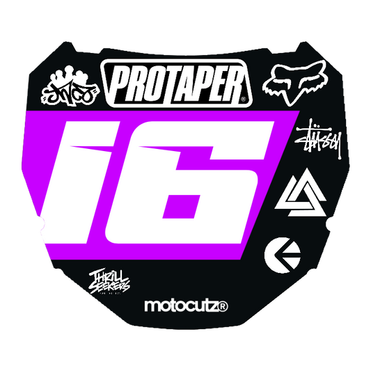 CUSTOM ODI NUMBER PLATE DECAL