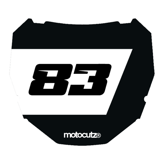 CUSTOM ODI NUMBER PLATE DECAL