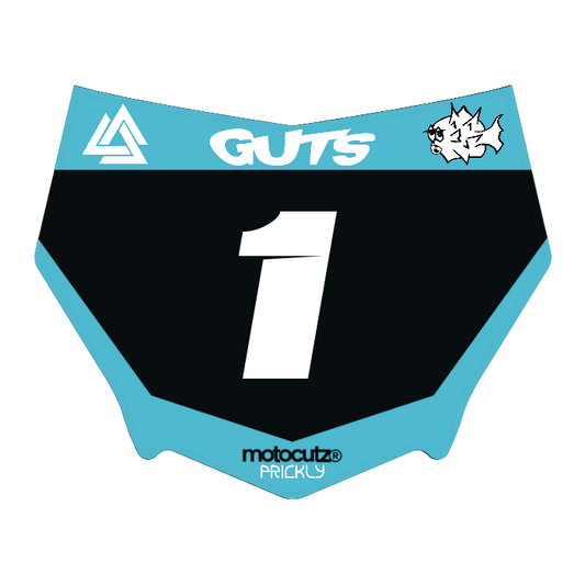 CUSTOM MOTOCUTZ FRONT PLATE DECAL