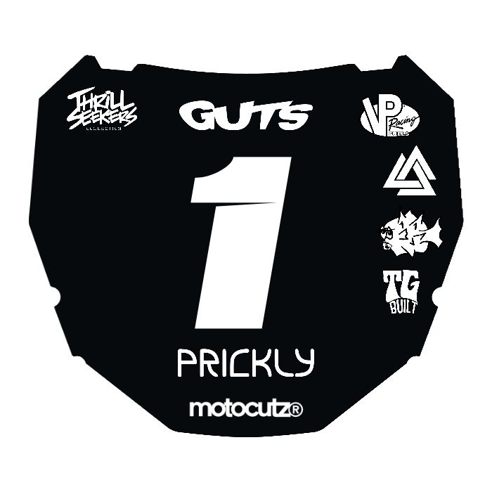 CUSTOM ODI NUMBER PLATE DECAL
