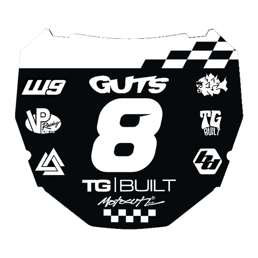 CUSTOM ODI NUMBER PLATE DECAL