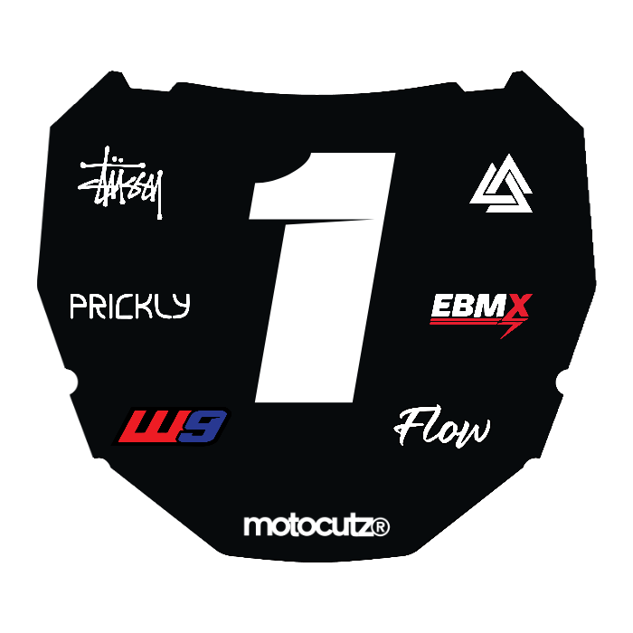 CUSTOM ODI NUMBER PLATE DECAL
