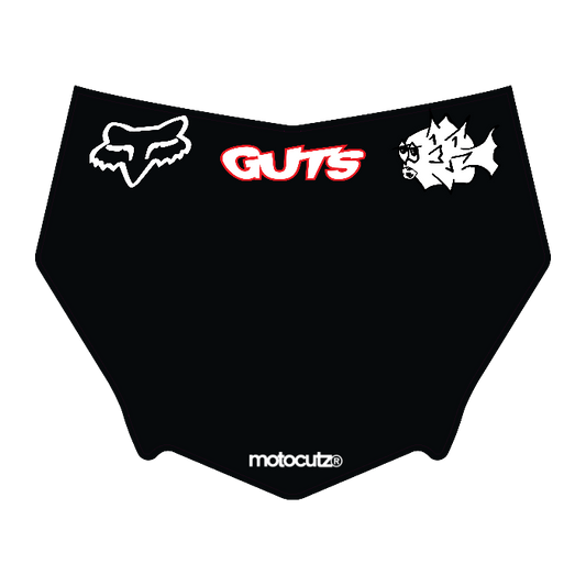 CUSTOM MOTOCUTZ FRONT PLATE DECAL