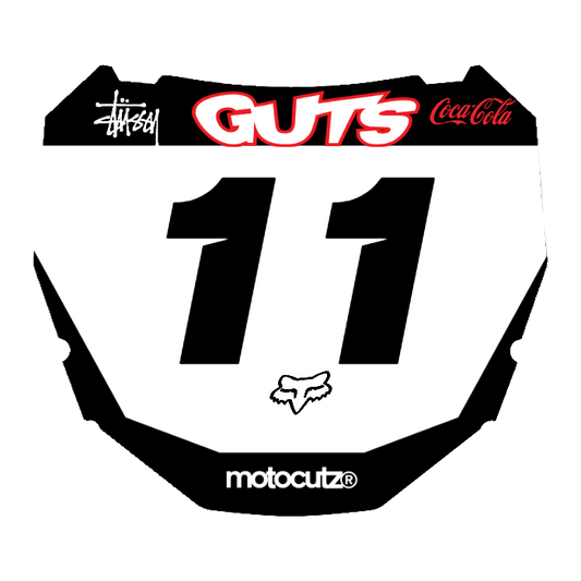 CUSTOM ODI NUMBER PLATE DECAL